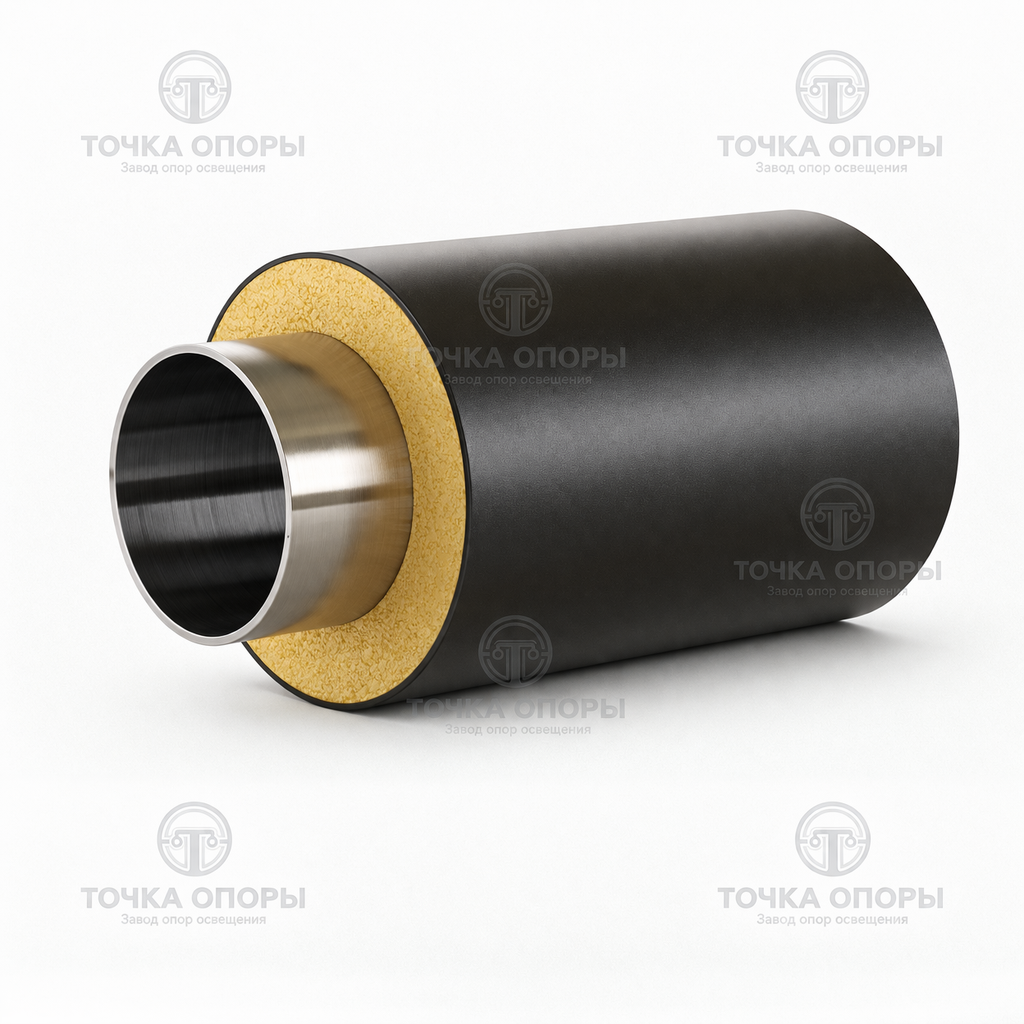 Труба стальная бесшовная в ППУ-изоляции 45х3 мм ГОСТ 30732-2006