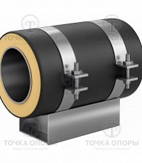 Скользящая опора СПОн 219/315.100 подкладная надземная для труб в ППУ