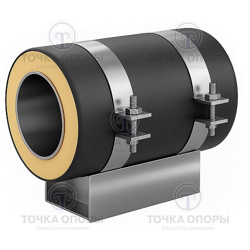 Скользящая опора СПОк 325/450.100 подкладная канальная для труб в ППУ